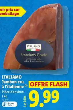 Lidl ITALIAMO Jambon cru à l'italienne offre