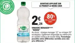 E.Leclerc Express Vinaigre menager biovie offre