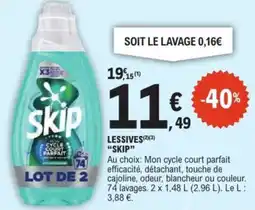 E.Leclerc Express Lessives skip offre