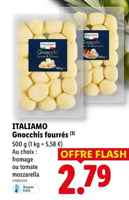 Lidl ITALIAMO Gnocchis fourrés offre