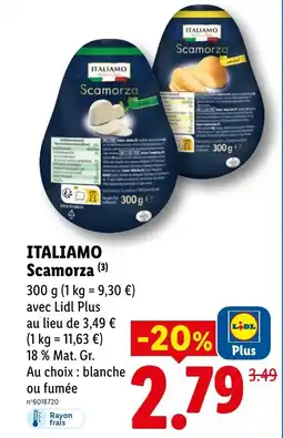 Lidl ITALIAMO Scamorza offre