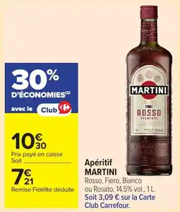 Carrefour Market Apéritif martini offre