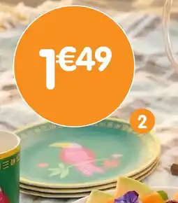 b&m Assiette plastique - ø20 cm offre