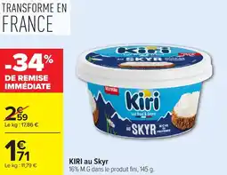 Carrefour Market Kiri au skyr offre