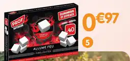 b&m Prof outdoor allume feu cube x40 offre