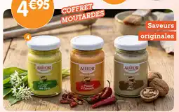 b&m Alélor alelor coffret moutardes aromatisées offre