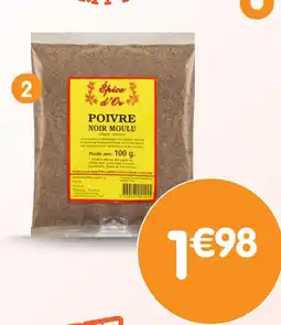 b&m Epice d'or poivre noir moulu offre