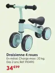 La Grande Récré Moov'ngo - draisienne 4 roues offre