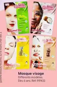 La Grande Récré Beauty routine - masque visage offre