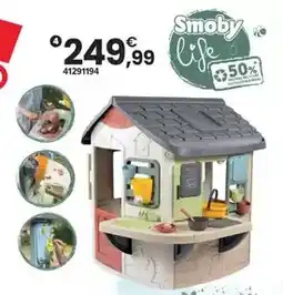 JouéClub Smoby - life maison mud cooking offre