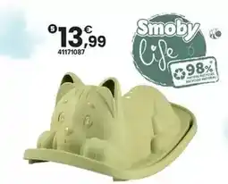 JouéClub Smoby - life bascule chat vert offre