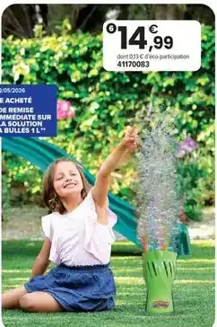 JouéClub Gazillion - bubble flare + 118 ml offre