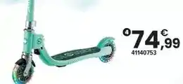 JouéClub Globber - trottinette 2 roues flow foldable junior lights vert menthe offre