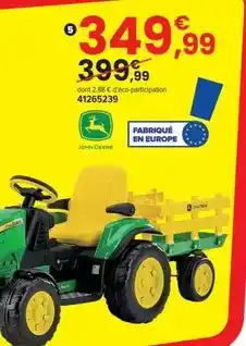 JouéClub John deere - ground force offre