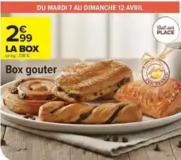 Carrefour Market Avril - box gouter offre
