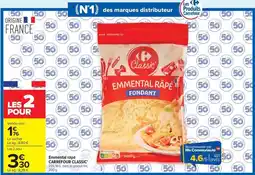 Carrefour Market Carrefour - emmental rape classic offre