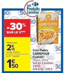 Carrefour Market Carrefour - corn flakes offre