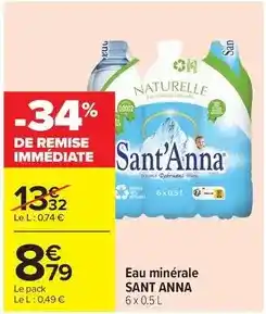 Carrefour Market Eau minérale offre