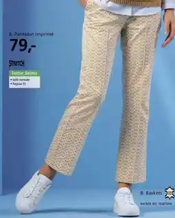 Helline 6 pantalon imprimé offre