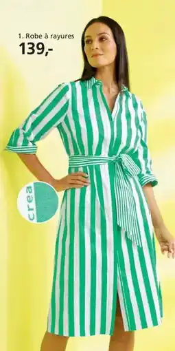 Helline Crea - robe à rayures offre