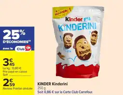 Carrefour Market Kinder kinderini offre