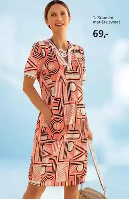 Helline Robe en maîtière sweat offre