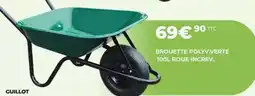 BigMat Brouette polyverte 100l roue increv offre