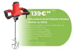 BigMat Altrad - malaxeur electrique promix 1600w o offre