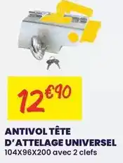 Carter-Cash Antivol tete d'attelage universel offre
