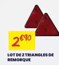Carter-Cash Lot de 2 triangles de remorque offre
