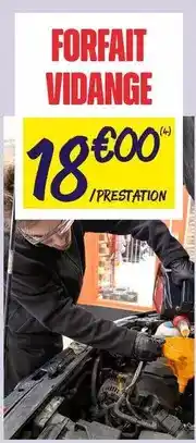 Carter-Cash Forfait vidange offre