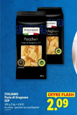Lidl ITALIAMO Pasta di Gragnano IGP e offre