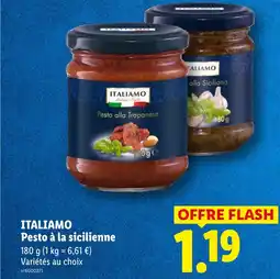 Lidl TALIAMO Pesto à la sicilienne offre