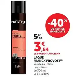 Hyper U Franck provost - laque offre