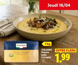 Lidl ITALIAMO Polenta prête à l'emploi offre