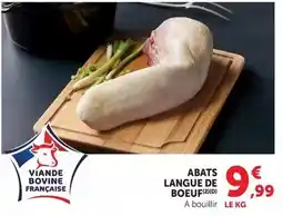 Hyper U Abats langue de boeuf offre