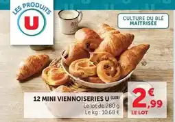 Hyper U U - 12 mini viennoiseries offre