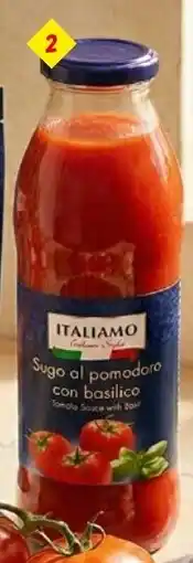 Lidl ITALIAMO Sauce tomate au basilic offre