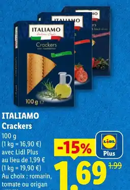 Lidl ITALIAMO Crackers offre