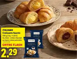 Lidl ITALIAMO Croissants fourrés offre