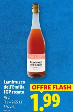 Lidl Lambrusco dell'Emilia IGP rosato offre