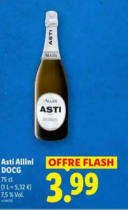 Lidl Asti Allini DOCG offre