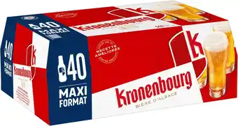 Match Kronenbourg bière offre