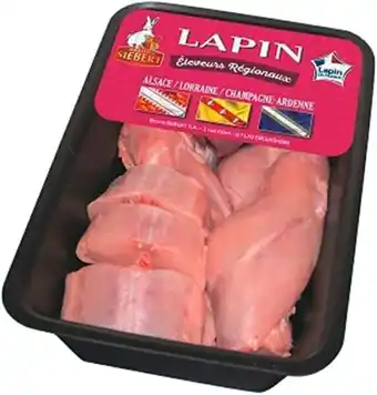 Match Grand est siebert lapin entier découpé offre