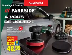 Lidl PARKSIDE Polisseuse sans fil offre