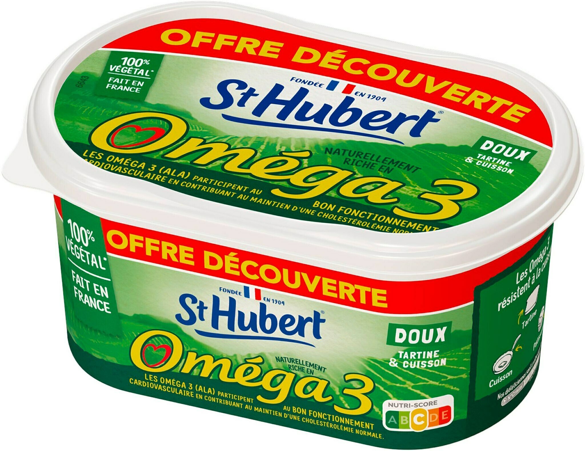 Promo St hubert margarine oméga 3 chez Match