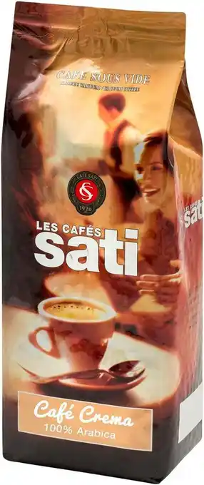 Match Sati café crema en grains offre