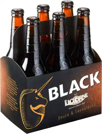 Match By licorne bière black offre