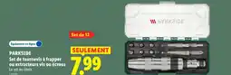 Lidl PARKSIDE Set de tournevis à frapper ou extracteurs vis ou écrous offre