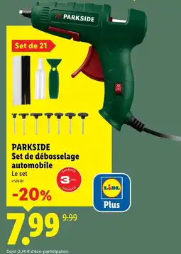 Lidl PARKSIDE Set de débosselage automobile offre